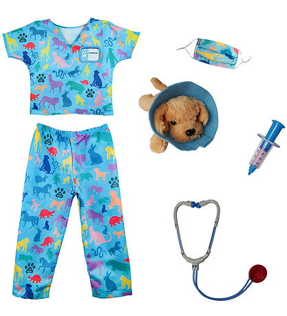 Great Pretenders Udklædning - Dyrelæge - Blå/Multi