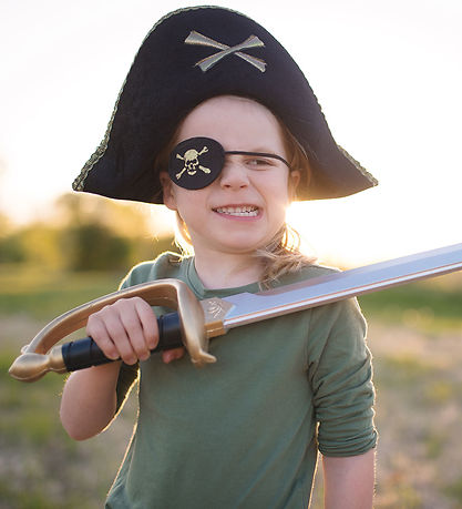 Great Pretenders Udklædning - Pirathat - Sort