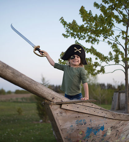 Great Pretenders Udklædning - Pirathat - Sort