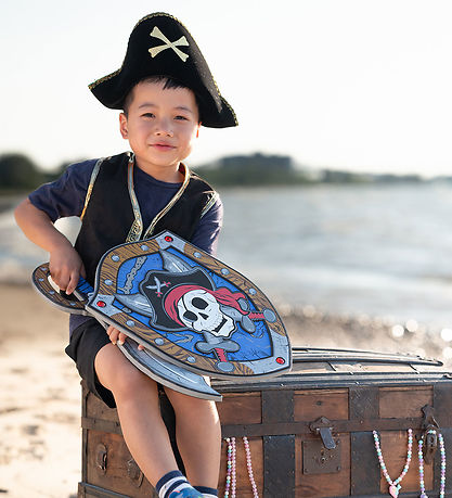 Great Pretenders Udklædning - Pirathat - Sort