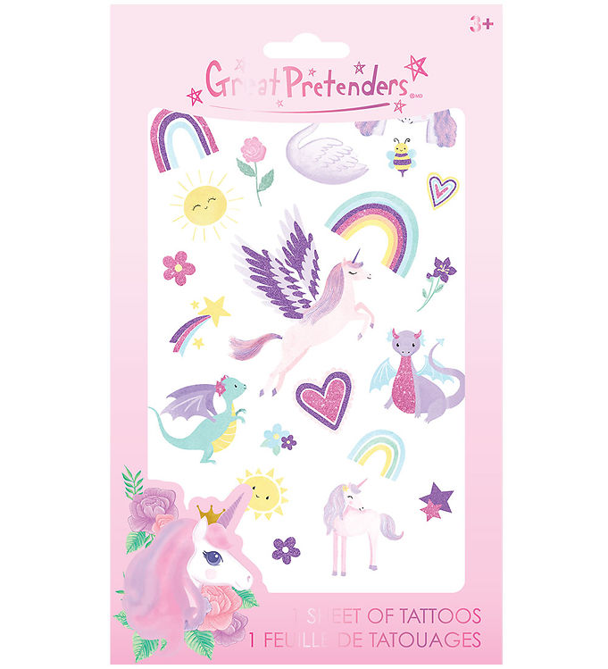 Great Pretenders Tatoveringer - Unicorn - 21 Dele