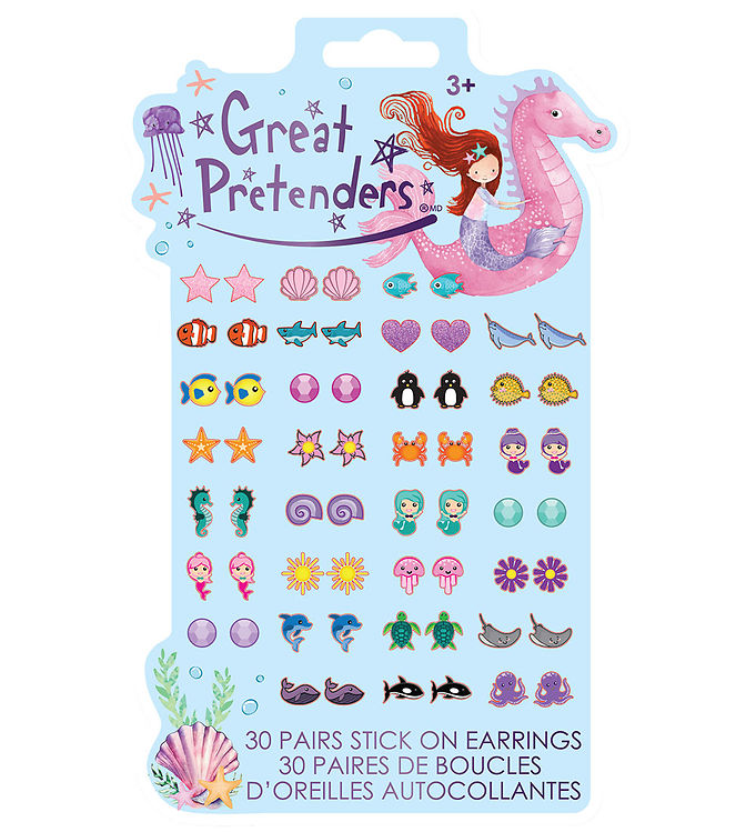 Great Pretenders Øreringe - Stick-on - 30 stk. - Mermaid