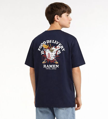 Hound T-shirt - HdAnton - Navy m. Ramen