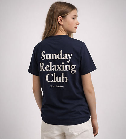 Hound T-Shirt - HdAya - Navy m. Hvid