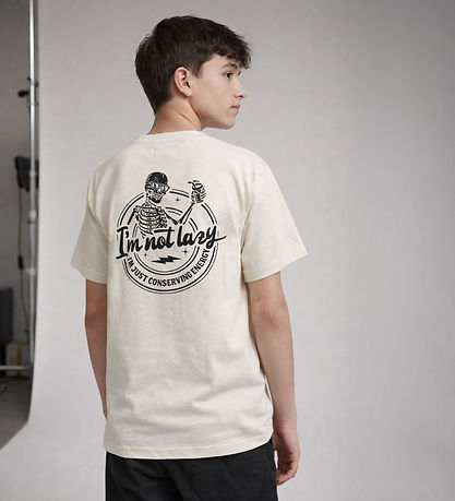 Hound T-Shirt - HdAnton - Light Sand m. Skelet