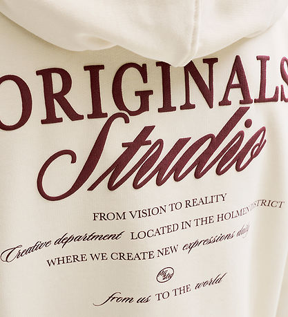 Jack & Jones Hættetrøje - JorNorrebro - Antique White