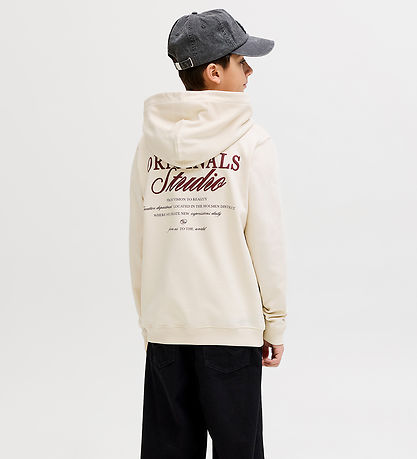 Jack & Jones Hættetrøje - JorNorrebro - Antique White