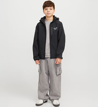 Jack & Jones Softshelljakke m. Fleece - Noos - Black