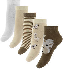 Name It Strømper - NbnTouni - 5-pak - Summer Sand