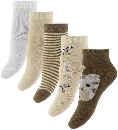 Name It Strømper - NbnTouni - 5-pak - Summer Sand