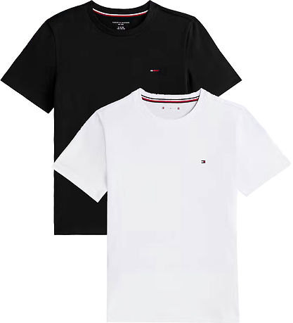 Tommy Hilfiger T-shirt - 2-pak - Black/WhiteBlack