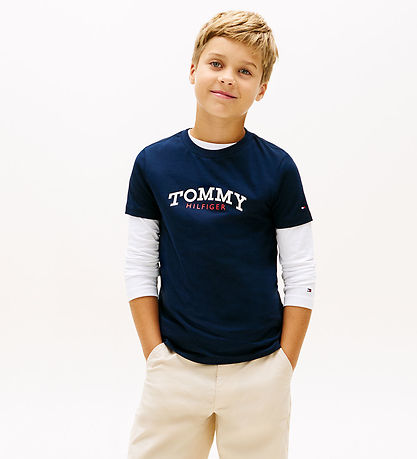 Tommy Hilfiger T-shirt - Monigram - Dark Night NavyBlue