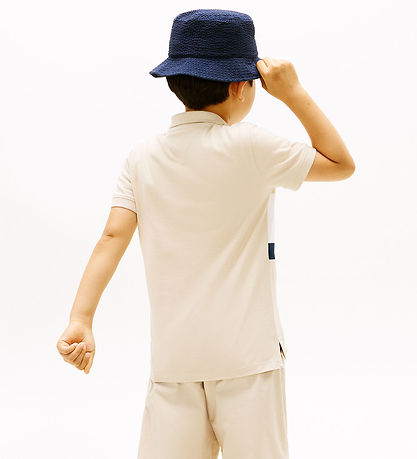 Tommy Hilfiger Polo - Mini Crop - Classic Beige ColourblockBeige