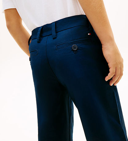 Tommy Hilfiger Bukser - Chino - Dark BlueBlue
