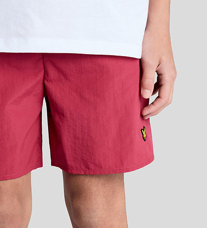 Lyle & Scott Badeshorts - Cranberry