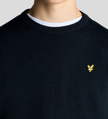 Lyle & Scott Bluse - Strik - Dark Navy