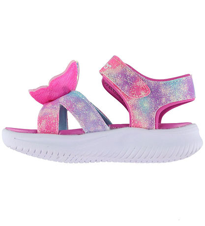Skechers Sandaler m. Lys - Jumpsters Butterfly - Pink/Multi