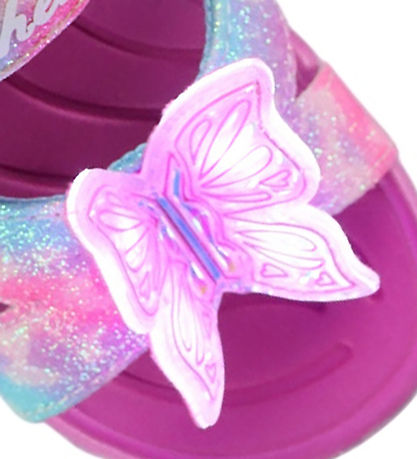 Skechers Sandaler m. Lys - Jumpsters Butterfly - Pink/Multi