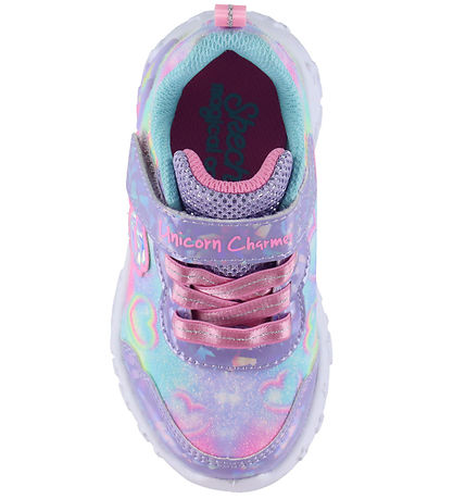 Skechers Sko - Unicorn  - Lavender/Multi