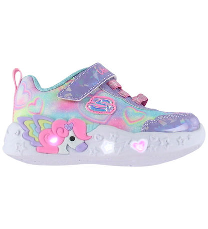 Skechers Sko - Unicorn  - Lavender/Multi