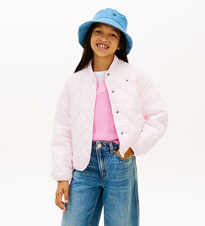 Tommy Hilfiger Overgangsjakke - Quiltet - Pearly PinkPink