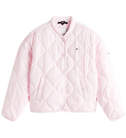 Tommy Hilfiger Overgangsjakke - Quiltet - Pearly PinkPink