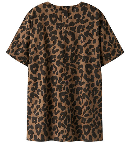 Name It Kjole - NkfBelate - Toasted Coconut/Seal Brown