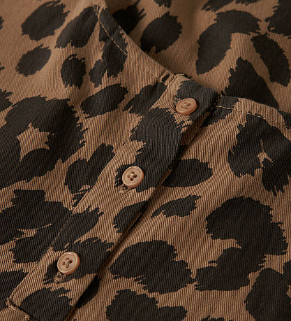 Name It Kjole - NkfBelate - Toasted Coconut/Seal Brown