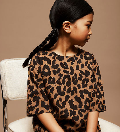 Name It Kjole - NkfBelate - Toasted Coconut/Seal Brown