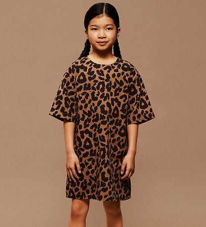 Name It Kjole - NkfBelate - Toasted Coconut/Seal Brown