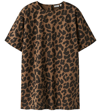 Name It Kjole - NkfBelate - Toasted Coconut/Seal Brown