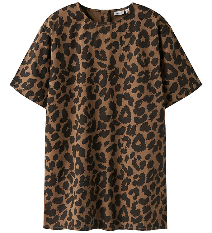 Name It Kjole - Denim - NkfBelate - Toasted Coconut/Seal Brown