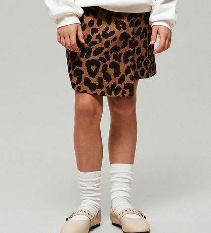 Name It Nederdel - NkfBelate - Toasted Coconut/Seal Brown