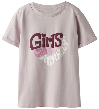 Name It T-shirt - NkfBaria - Lilac Marble
