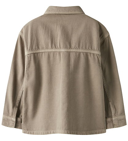 Name It Skjorte - NkmBobby - Chinchilla