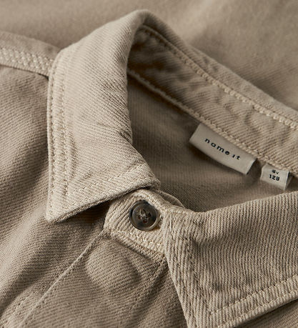 Name It Skjorte - NkmBobby - Chinchilla