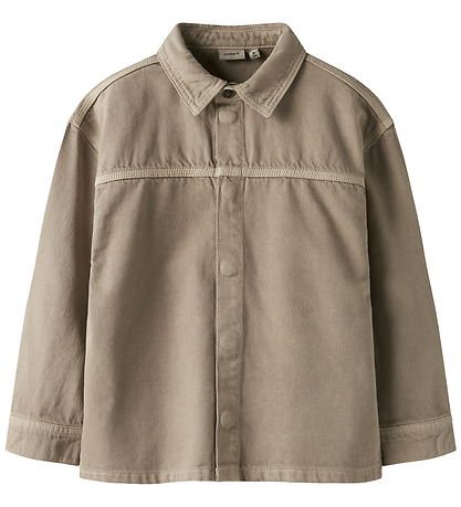 Name It Skjorte - NkmBobby - Chinchilla