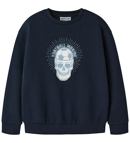 Name It Sweatshirt - NkmVildar - Navy Blazer/Football Maniac