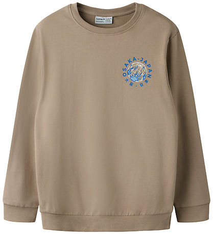 Name It Sweatshirt - NkmVildar - Vintage Khaki/Osaka