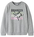 Name It Sweatshirt - NkfVenus - Grey Melange/ Brooklyn NY