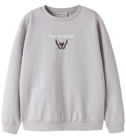 Name It Sweatshirt - NkfVenus - Lilac Marble/NY League
