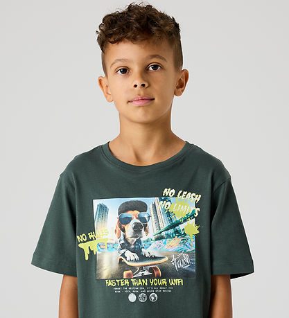Name It T-shirt - NkmVoto - Urban Chic/Skatter Dog