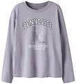 Name It Bluse - NkfVelda - Lavender Gray/Tennessee