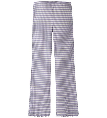 Name It Bukser - Rib - Flare - NkfVemma - Lavender Gray/Lilac Ma