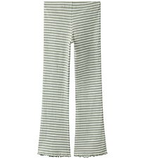 Name It Bukser - Rib - Flare - NkfVemma - Shadow/Cloud Dancer