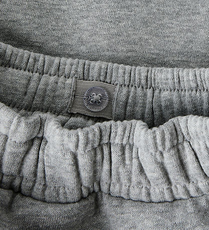 Name It Sweatpants - Wide - NkfBelisso - Grey Melange