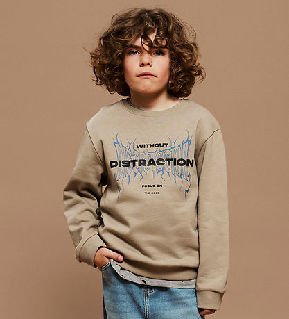 Name It Sweatshirt - NkmByron - Vintage Khaki