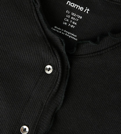 Name It Bluse - Rib - NkfBacdo - Sort