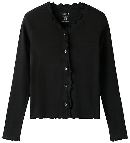 Name It Bluse - Rib - NkfBacdo - Sort