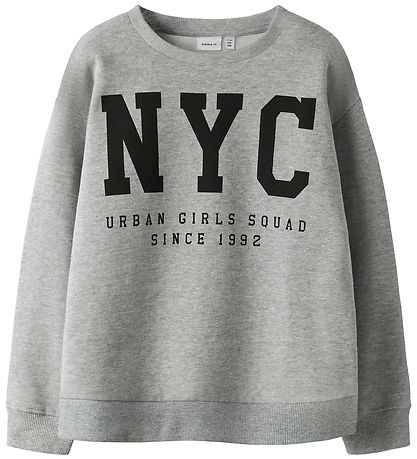 Name It Sweatshirt - NkfBelisso - Grey Melange